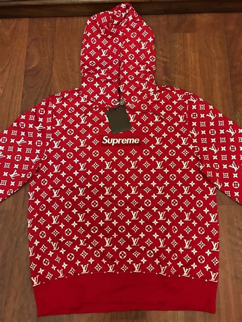 authentic supreme lv hoodie|supreme Lv hoodie cheap.